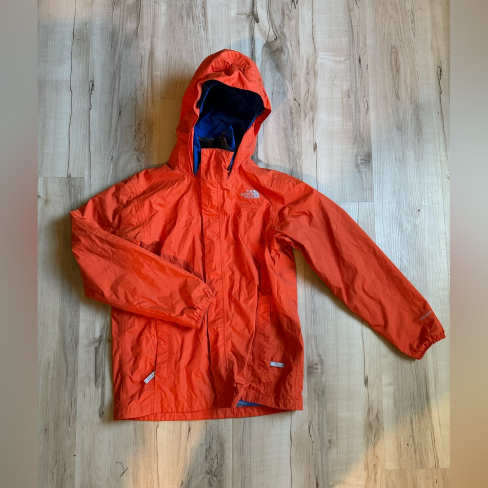 The North Face Kids Orange Jacket Hyvent Spring Wind 14/16